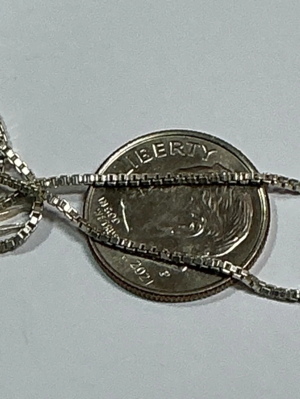 Sterling Silver Italian Chain / Necklace. 18 inches long